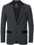 Loveless Fitted Dinner Jacket, Men's, Size: 1, Grey, Polyester