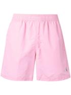 Polo Ralph Lauren - Logo Embroidered Swim Shorts - Men - Nylon/polyester - L, Pink/purple, Nylon/polyester