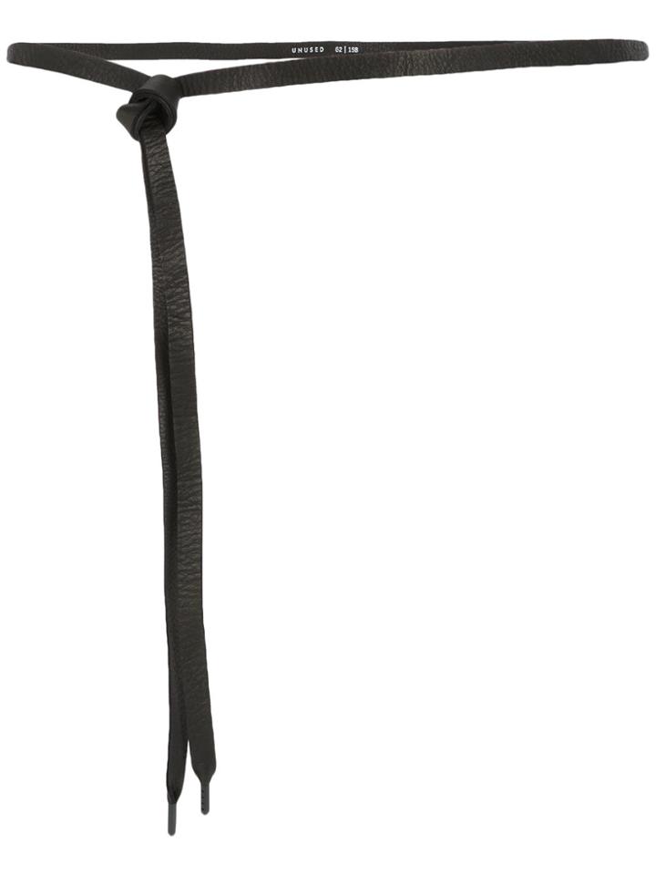 Unused Drawstring Style Belt - Black