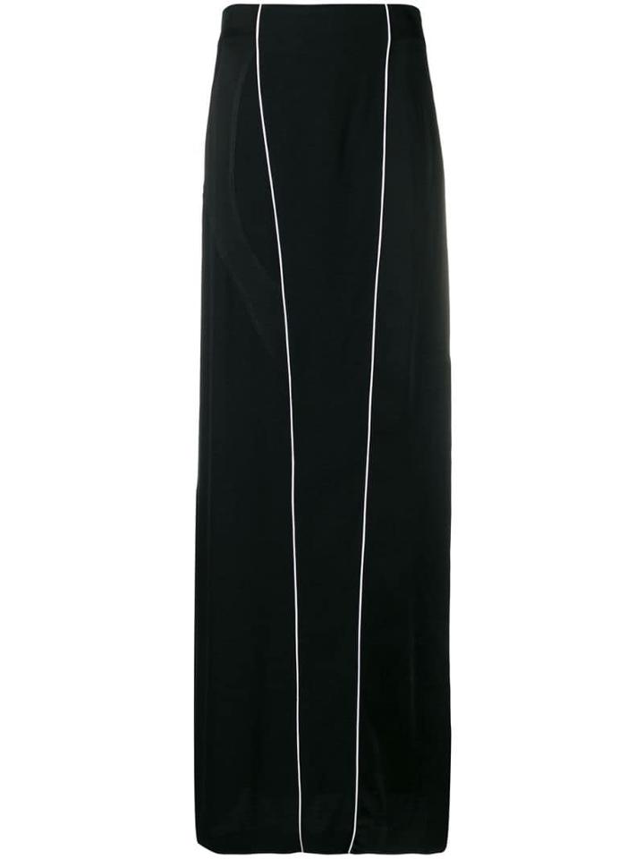 Iceberg Contrast Double Stripe Skirt - Black