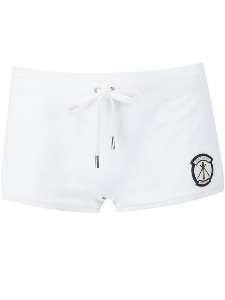 Katama 'paul' Swimming Trunks, Men's, Size: Small, White, Polyester