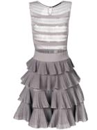 Antonino Valenti Ruffled Dress - Grey