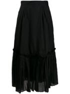 Thierry Colson Teresita Midi Skirt - Black