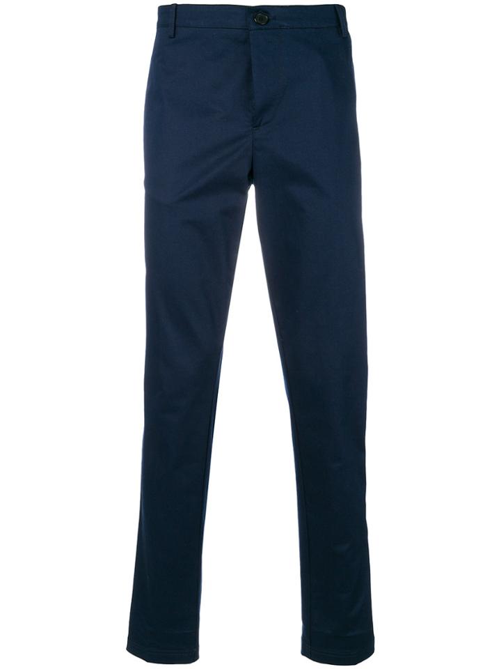 Kenzo Regular Tailored Trousers - Blue