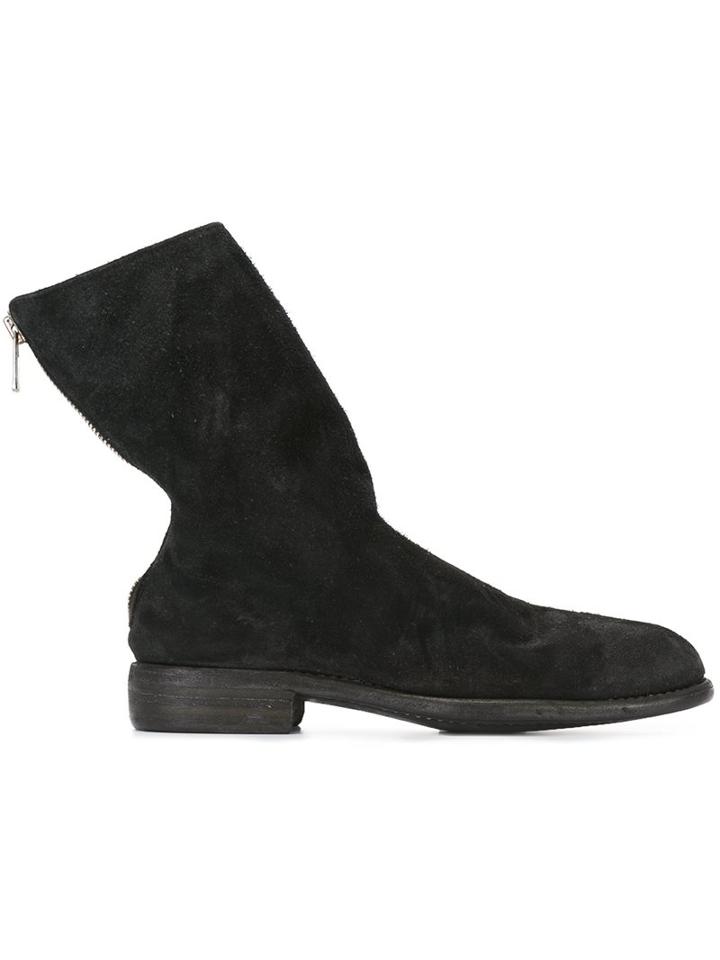 Guidi Reverse Back Zip Mid Boots