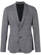Emporio Armani - Two Button Blazer - Men - Cotton/linen/flax/viscose/virgin Wool - 50, Grey, Cotton/linen/flax/viscose/virgin Wool
