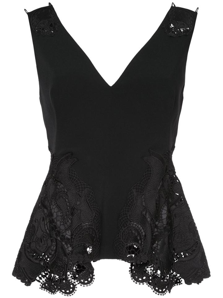 Jonathan Simkhai Flared Sleeve-less Blouse - Black