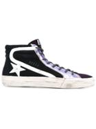 Golden Goose Deluxe Brand 'slide' Hi-top Sneakers - Black