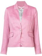 Veronica Beard Crystal Button Jacket - Pink & Purple