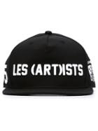 Les (art)ists Logo Patch Cap, Men's, Black, Cotton