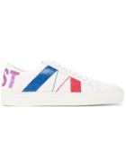 Mira Mikati Flat Low Top Trainers - White