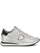 Philippe Model Side Logo Sneakers - Silver