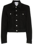 Helmut Lang Mens Fit Boxy Denim Jacket - Black