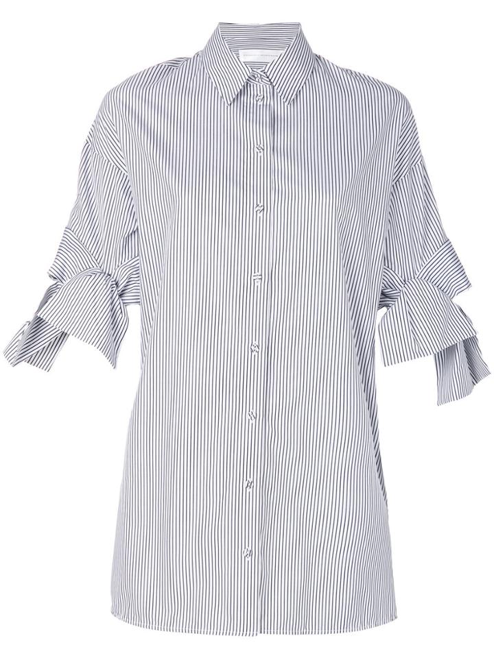 Victoria Victoria Beckham Knotted Bow Shirt - White