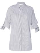 Victoria Victoria Beckham Knotted Bow Shirt - White