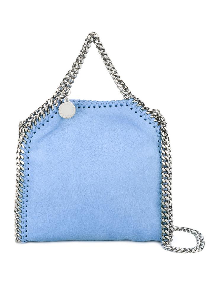 Stella Mccartney - Mini Falabella Crossbody Bag - Women - Artificial Leather/metal (other) - One Size, Women's, Blue, Artificial Leather/metal (other)