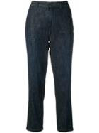 Polo Ralph Lauren Cropped Straight Leg Jeans - Blue