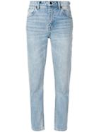 T By Alexander Wang High Waisted Skinny Jeans - Blue