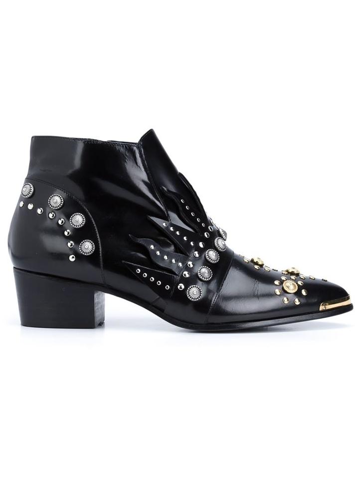 Fausto Puglisi Studded Texan Booties