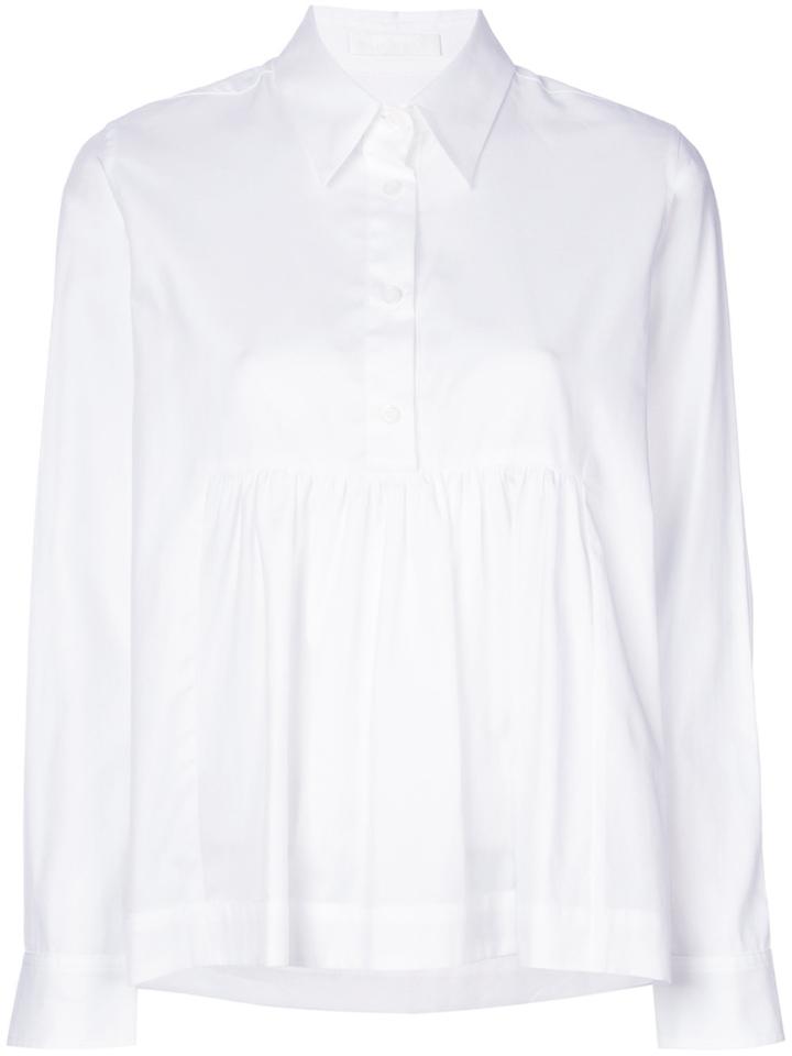 Peter Jensen Circle Print Smock Shirt - White
