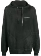 Tobias Birk Nielsen Back Logo Print Hoodie - Black