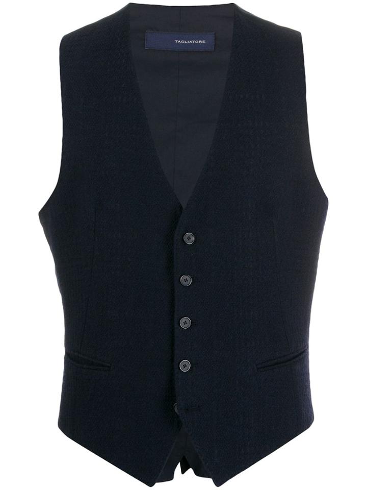 Tagliatore Button-up Waistcoat - B1082 Blu