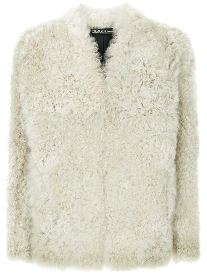 32 Paradis Sprung Frères Open Textured Jacket - Nude & Neutrals
