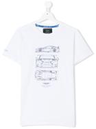 Hackett Kids Car Sketch Print T-shirt - White