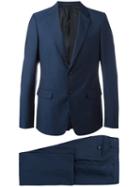 Prada Notched Lapel Two-piece Suit, Men's, Size: 52, Blue, Cupro/mohair/wool