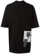 Rick Owens Drkshdw Printed Trim T-shirt, Men's, Black, Cotton