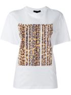 Alexander Wang Bonded Barcode T-shirt, Women's, Size: Small, White, Cotton