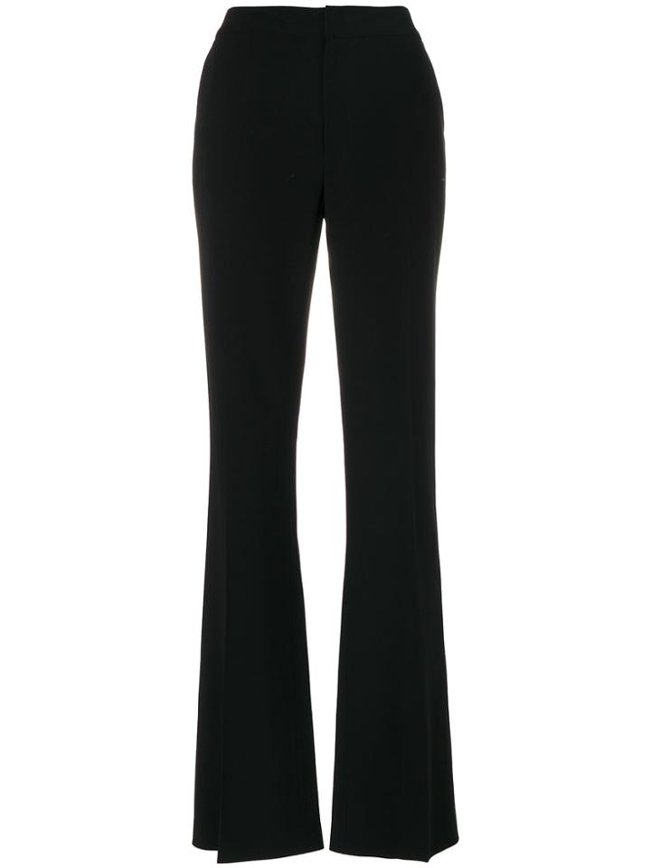 Just Cavalli Mid-rise Flared Trousers - Black