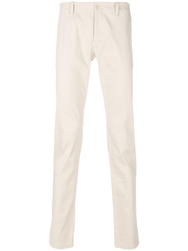 Tomas Maier Straight Leg Chinos - Nude & Neutrals