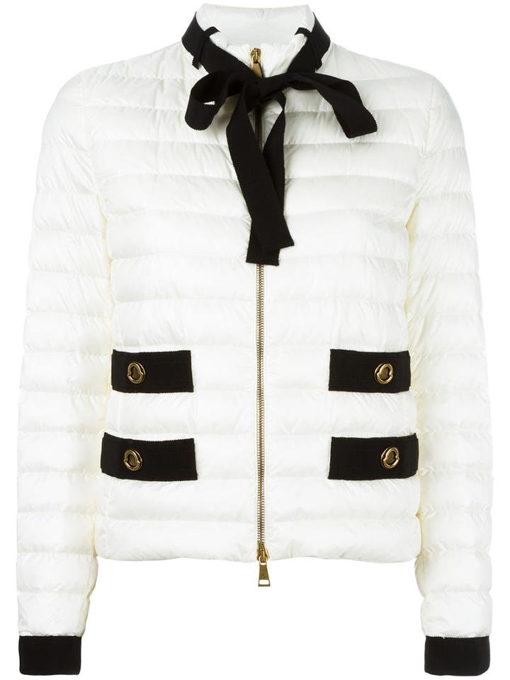 Moncler Pavottine Jacket, Women's, Size: 3, White, Polyamide/goose Down/feather