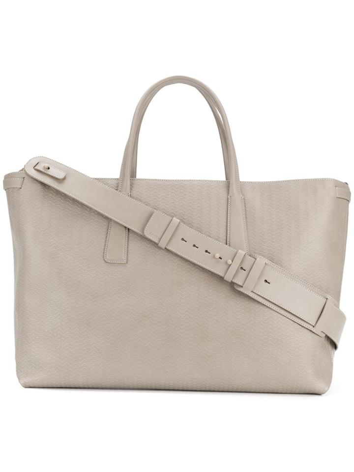 Zanellato Textured Tote Bag - Neutrals