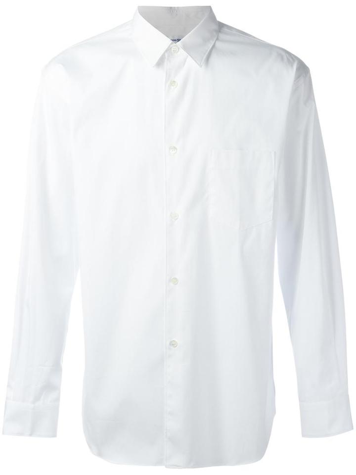 Comme Des Garçons Shirt Classic Shirt, Men's, Size: Small, White, Cotton