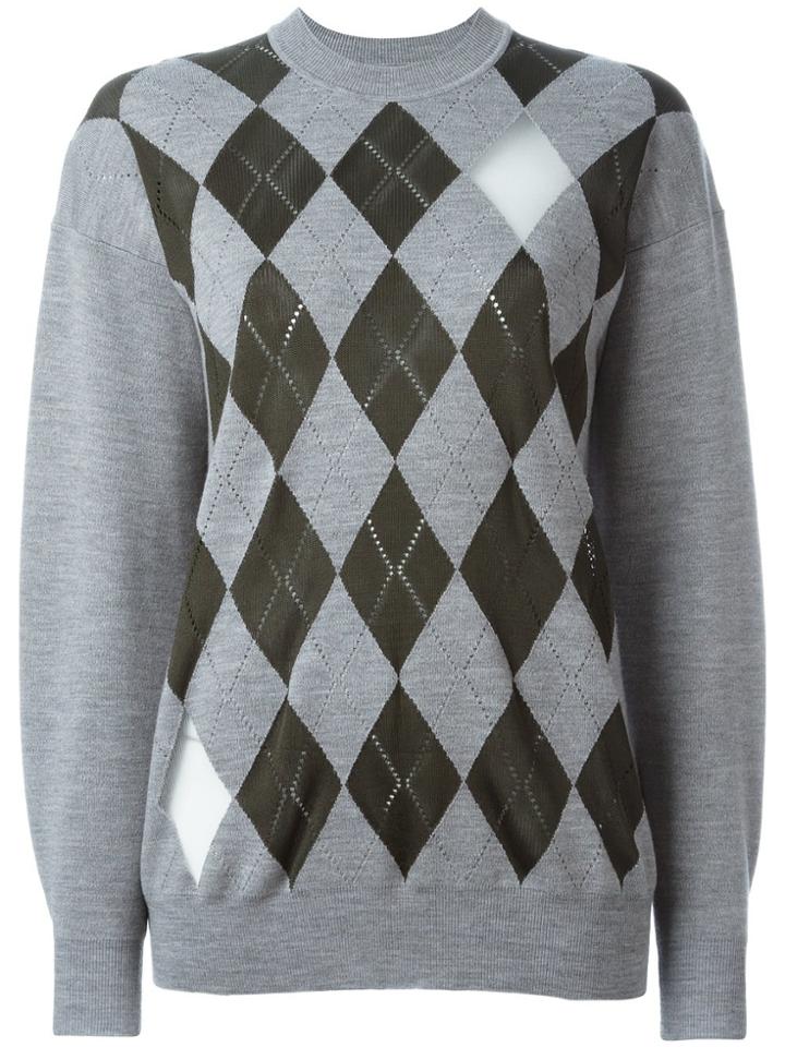Alexander Wang Argyle Jumper - Grey