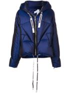 Khrisjoy Sheen Hooded Puffer Jacket - Blue