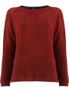Avant Toi Knitted Jumper - Red