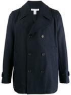 Comme Des Garçons Shirt Double-breasted Fitted Coat - Blue