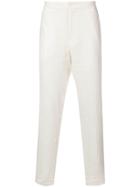 Ermenegildo Zegna Relaxed White Trousers