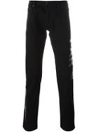 Kenzo Logo Print Jeans, Men's, Size: 32, Black, Cotton/spandex/elastane