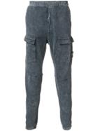 Stone Island Cargo Pocket Tapered Trousers - Grey