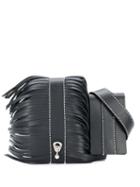 Ermanno Scervino Fringed Belt Bag - Black