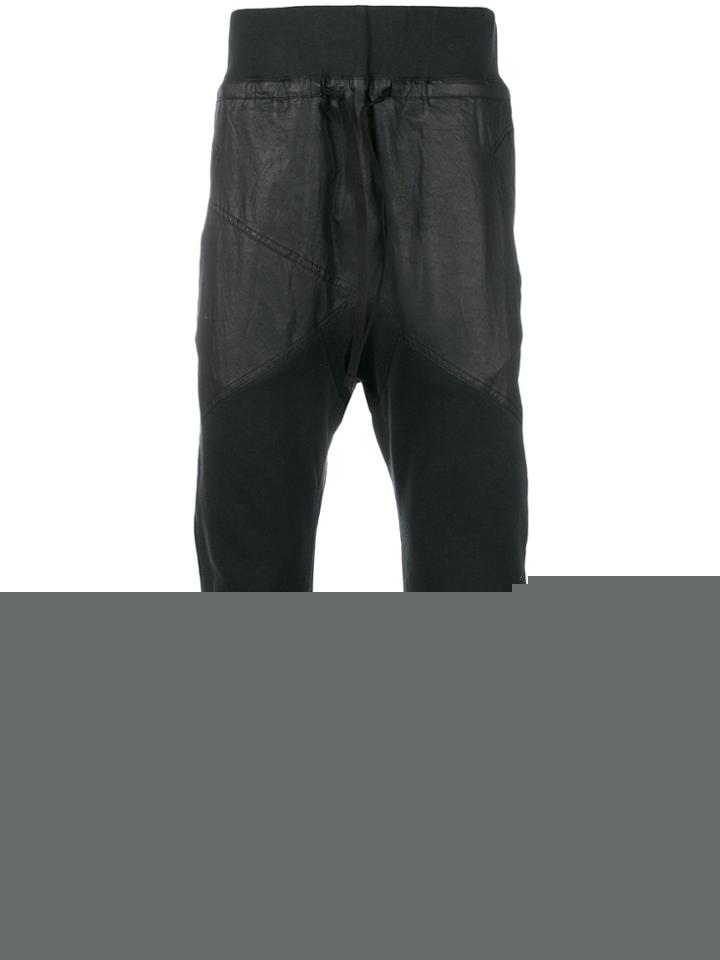Mostly Heard Rarely Seen Drop Crotch Track Pants - Grey
