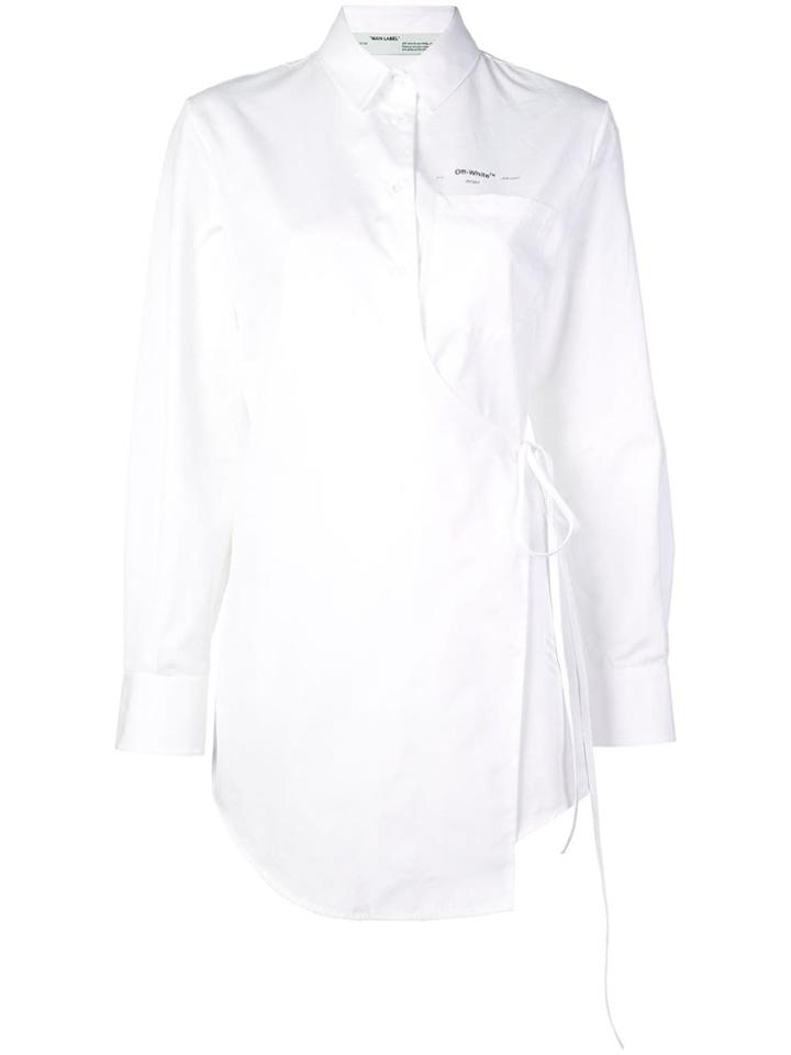 Off-white Flowers And Arrows Printed Shirt