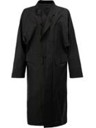 Takahiromiyashita The Soloist Asymmetric Long Coat - Black