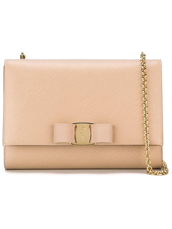 Salvatore Ferragamo 'miss Vara' Crossbody Bg, Women's, Nude/neutrals