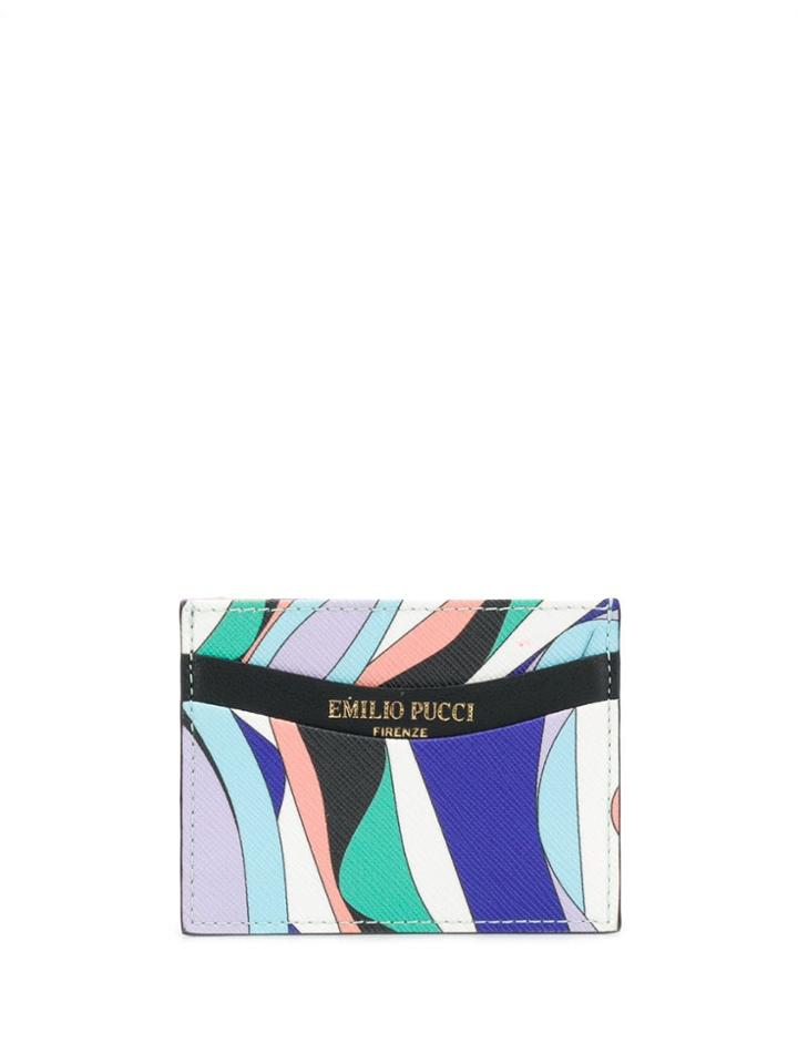 Emilio Pucci Burle Print Cardholder - Purple
