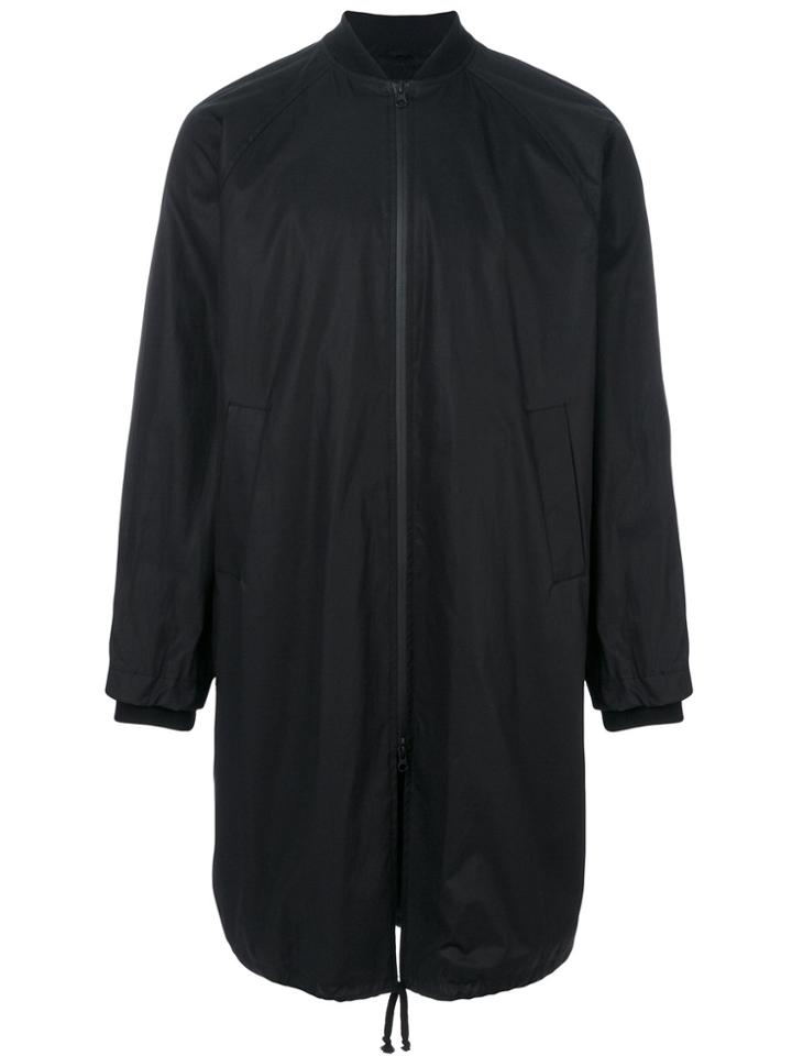 Ann Demeulemeester Longline Bomber Jacket - Black